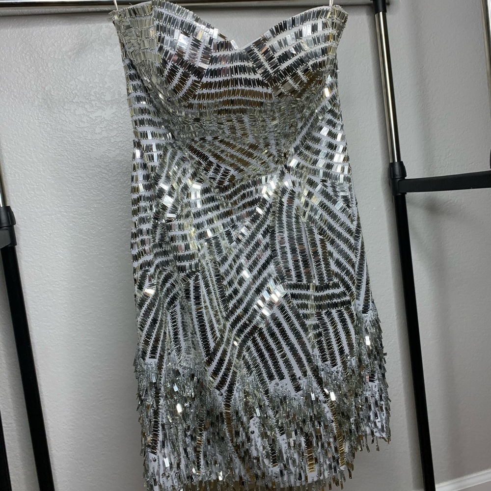 Tony Bowls Sequin Cocktail Dress